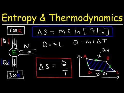 Entropy Change For Melting Ice, Heating Water, Mixtures & Carnot Cycle of Heat Engines - Physics Entropy Change For Melting Ice, Heating Water, Mixtures & Carnot Cycle of Heat Engines - Physics