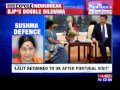 can bjp save sushma swaraj alone