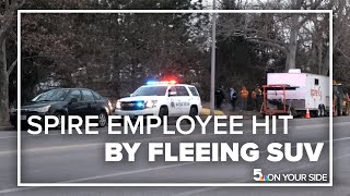 Spire employee hit by SUV fleeing police in south St. Louis