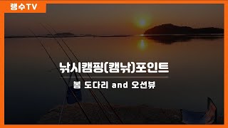 [랭수TV] 해남 낚시 캠핑(캠낚) 포인트 공개 / 봄 도다리 잡아서 바로 회 떠먹어 버리기