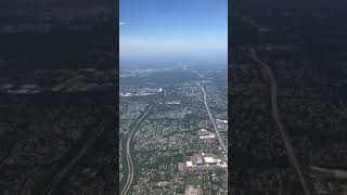 বিমান থেকে আমেরিকার নিউইয়র্ক শহর View of New York, America🇺🇸 from the Plane #Shorts