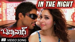 In the Night Full Video Song | Badrinath Movie | Allu Arjun, tamanna