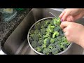 how to wash the broccoli using baking soda tangubanong pinay