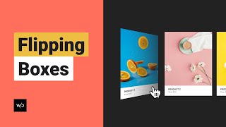 Flipping Boxes Widget | Tutorial by Without Code