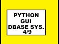 Python GUI Dbase Sys: 4/9