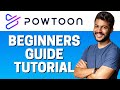 How to Use Powtoon - Beginners Tutorial 2022