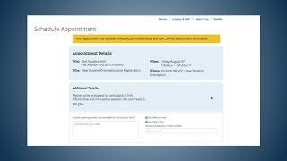 Requesting New Student Orientation Appointments in Navigate