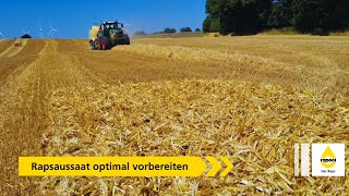 Bodenbearbeitung vor Raps - Die Rapsaussaat optimal vorbereiten