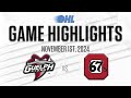 OHL Highlights: Guelph Storm @ Ottawa 67's Nov. 1, 2024