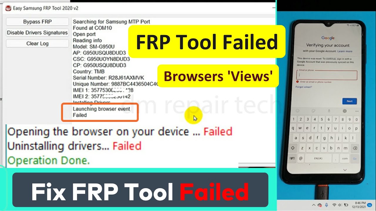 Easy Samsung FRP Tool. SAMFIRM installing Drivers... Failed. SAMFIRM FRP Tool. SAMFIRM FRP Samsung.