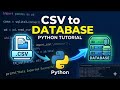 Python CSV to SQL Database Tutorial | Full Guide #python #csv #python