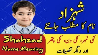 Shahzad Name Meaning In Urdu | Shahzad Naam Ka Matlab | Top Islamic Name |