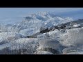 美しき白馬山麓の雪景色・4k