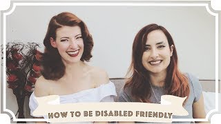 How To Be Disabled Friendly // Top Tips [CC]