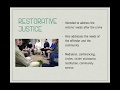 Restorative Justice - Victims & the Criminal Justice System