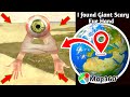 🤯 I found Giant scary eye hand 📌Gio At The End📍#video #earth #viral #googleearth #map360