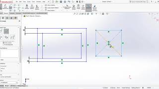 Solid Works Tutorial 4: Rectangle and Center line