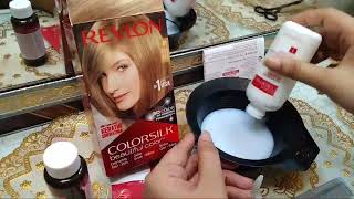 How to hair dye at home || Revlon carotene colour full hair dye \u0026 review || Anaya vlogs