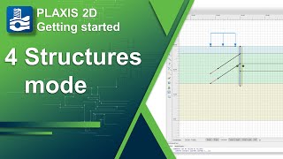 Structures Mode - Getting Started with PLAXIS 2D - Part 4/11