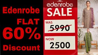 Edenrobe flat 50% Off on | winter collection 2024 | Clearance Sale | edenrobe women | Rana Aleem