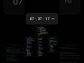 make digital clock using html css javascript | CodeHub Santanu #shorts
