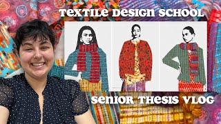 Exploring Wax Batik & Other Dyeing Techniques for my Thesis Collection 🧶 Textile Design School Vlog