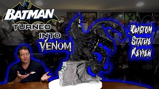 Venomized BATMAN STATUE!?  Check out what happens when DC AND MARVEL COMBINE!