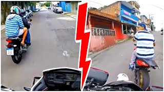 1 HORA DE MOMENTOS ÉPICOS E LOUCOS DE PINOTES DE MOTO NA ROCAM