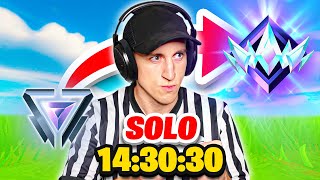 I tried to Solo Speedrun Fortnite Ranked (Silver to Unreal)