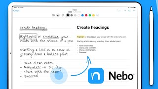 Nebo is still the BEST handwriting recognition app for your iPad in 2019