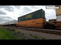 intermodal train csx 3360 u0026 csx 5322 locomotives berea depot ohio