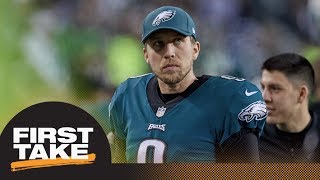 Would a Nick Foles Super Bowl win change your mind about Carson Wentz? | First Take | ESPN