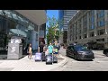 🇨🇦 【4k】☀️downtown vancouver bc canada. amazing sunny day. relaxing walk. june 2023.