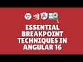Debug Like a Pro: Essential Breakpoint Techniques in Angular