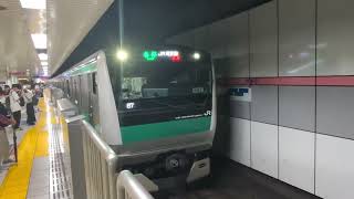 E233系7000番台ハエ119編成 各停新宿行き 相鉄本線大和駅発車