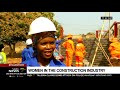 A group of women in Limpopo build RDP houses for needy families