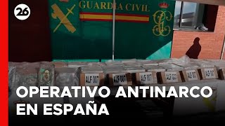 ESPAÑA | Incautaron 600 kg de cocaína en Salamanca