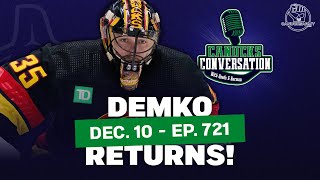 Thatcher Demko returns ft. Dave Hall | Canucks Conversation Live