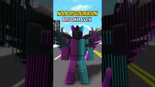 How to make NOOB DISCOLORATION in brookhaven #shorts