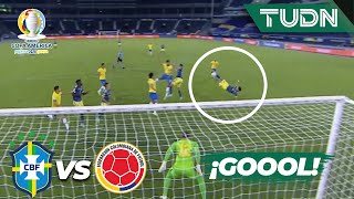 ¡De chilena! MEGA GOLAZO de Luis Díaz | Brasil 0-1 Colombia | Copa América 2021 | Grupo B-J4 | TUDN