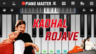 Kadhal Rojave Song Easy Piano Tutorial Piano Master
