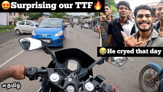 😍Surprising our TTF🔥|😭He cryed that day | Andaman | TTF | tamil | Motovlog |