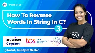 Program To Reverse Words In A String In C Programming #3