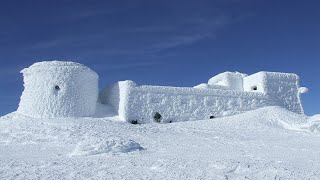 WORLDS BIGGEST SNOW FORT! 24 Hour Challenge In An IGLOO
