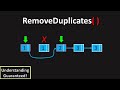Can You Remove These Duplicates? (LeetCode 83: Remove Duplicates from Sorted List)