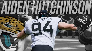 AIDEN HUTCHINSON | 2022 NFL Mock Draft Rosters | PS5 Gameplay