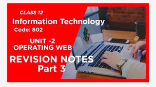 Unit 2: OPERATING WEB II PROJECT MANAGEMENT II IT (802)