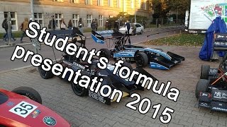 Formula Student/SAE prezentační jízdy ČVUT