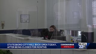 Statesboro City Hall Reopens