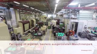 SCHNEEBERGER overview linear bearings and positioning systems German